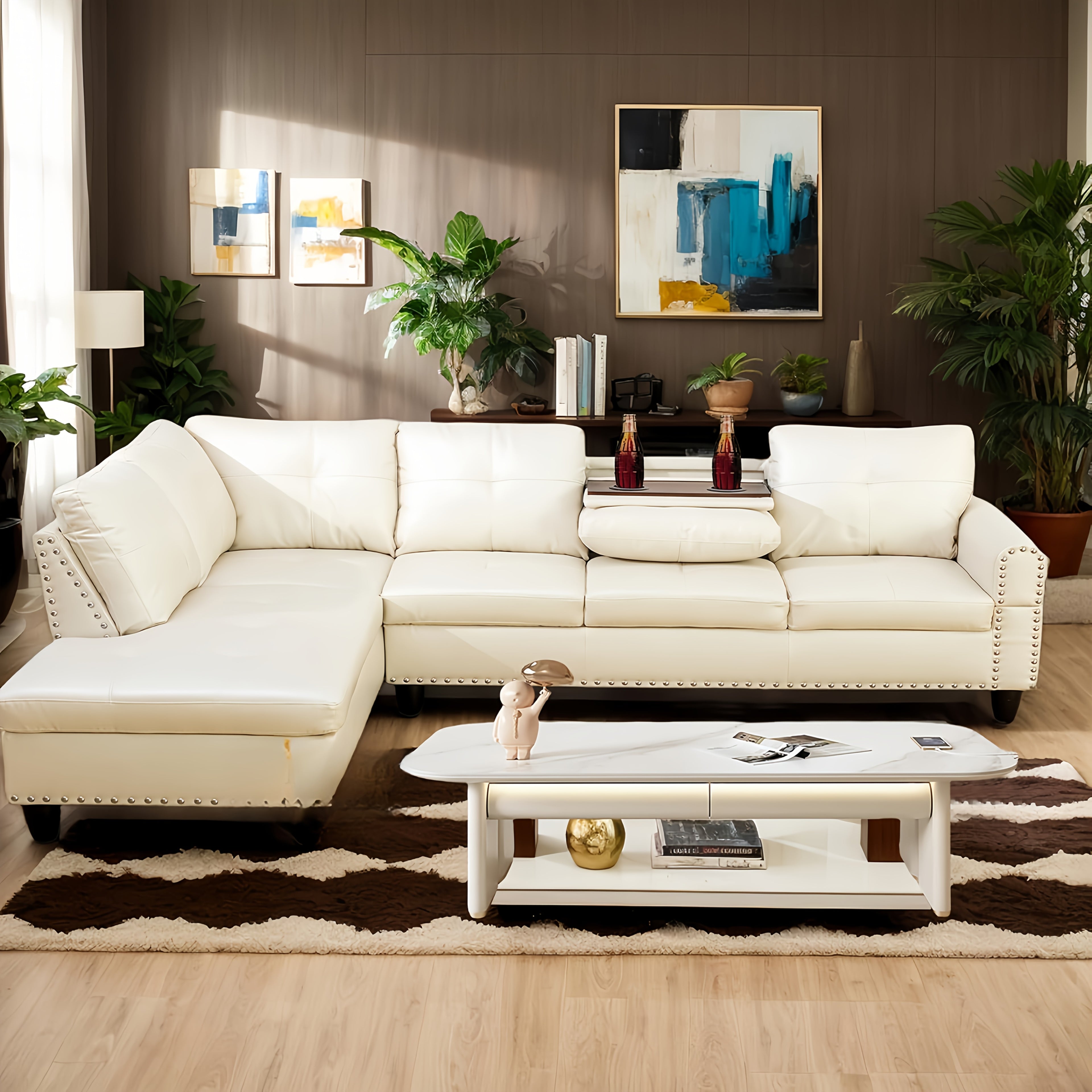 Leonard Luxury L-Shaped Sectional Set