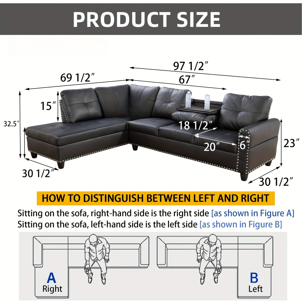 Leonard Luxury L-Shaped Sectional Set