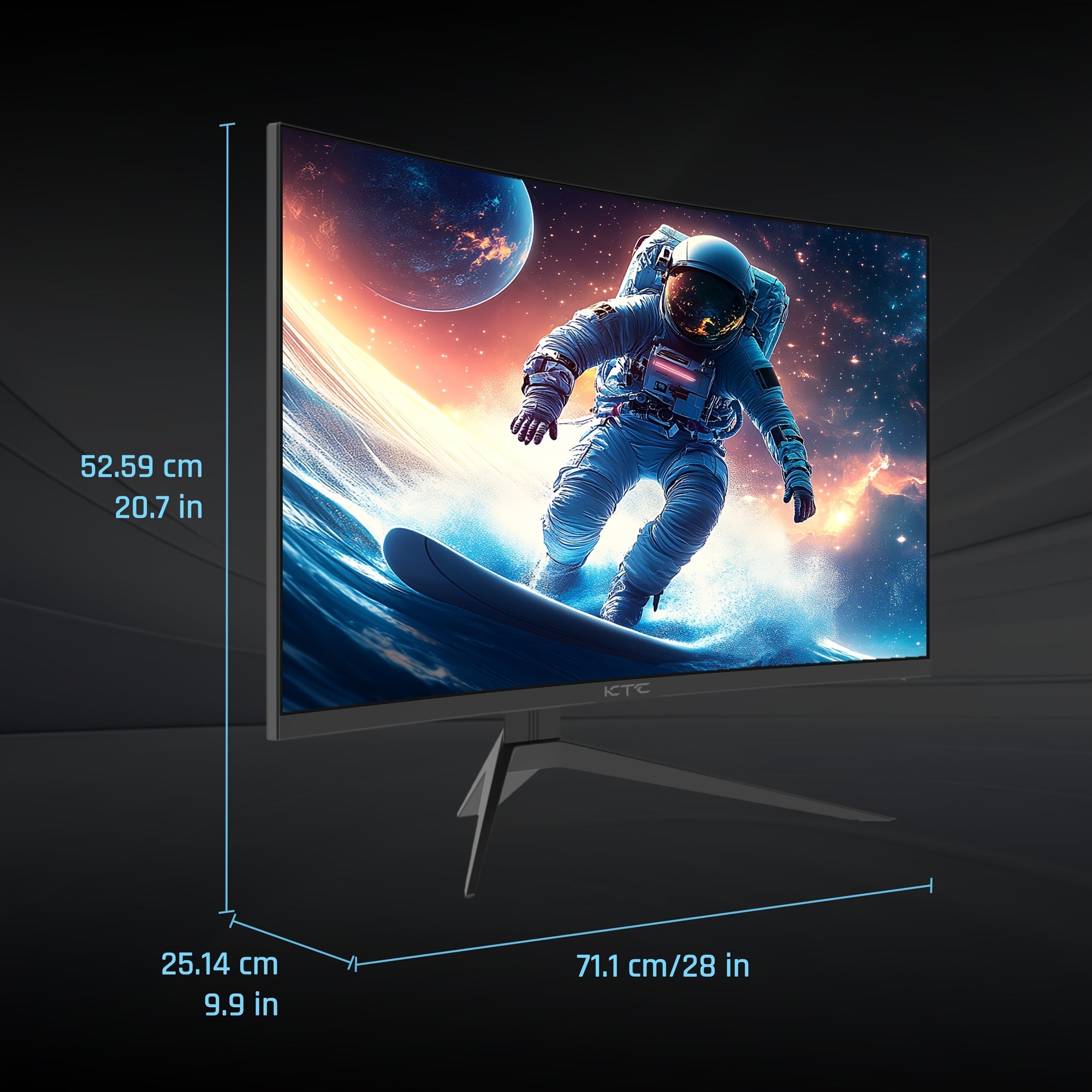KTC 32" 240Hz Curved Gaming Monitor HDR10 1080P FHD, Curved Monitor, Monitors For Gaming, Pc Monitor, Ultrawide Monitor, Ultra Wide Monitor, Monitor Ips, Widescreen Monitor, Lcd Monitor, Monitor Externo