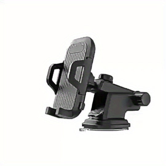 360-Degree Rotation, 270-Degree Head Rotation, Suction Cup Dashboard Mount, Soft PVC Car Phone Holder - a Universal 2-In-1 Smartphone Clamp for Vehicle Navigation.