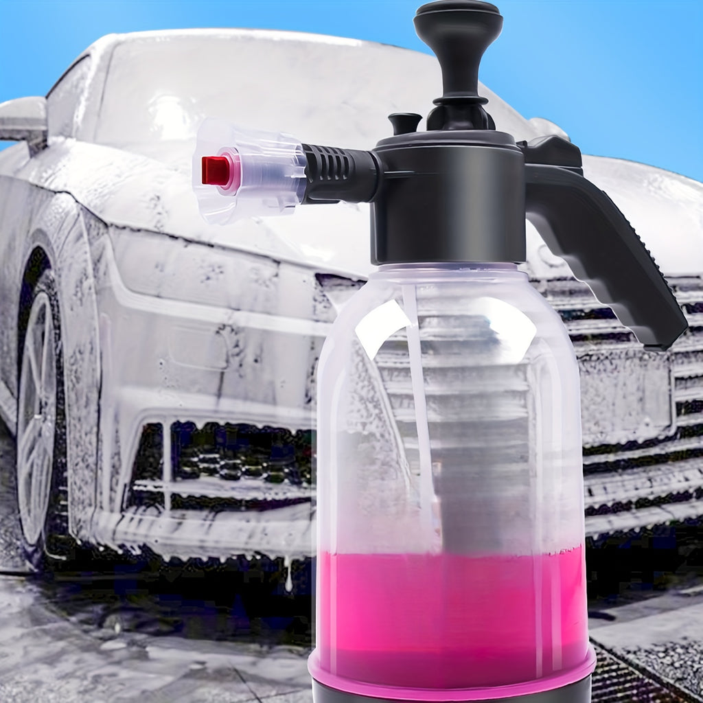 [High-Pressure Foam Sprayer] 2L High-Pressure Handheld Foam Sprayer - Car Washing, Transparent Foam, Home Use
