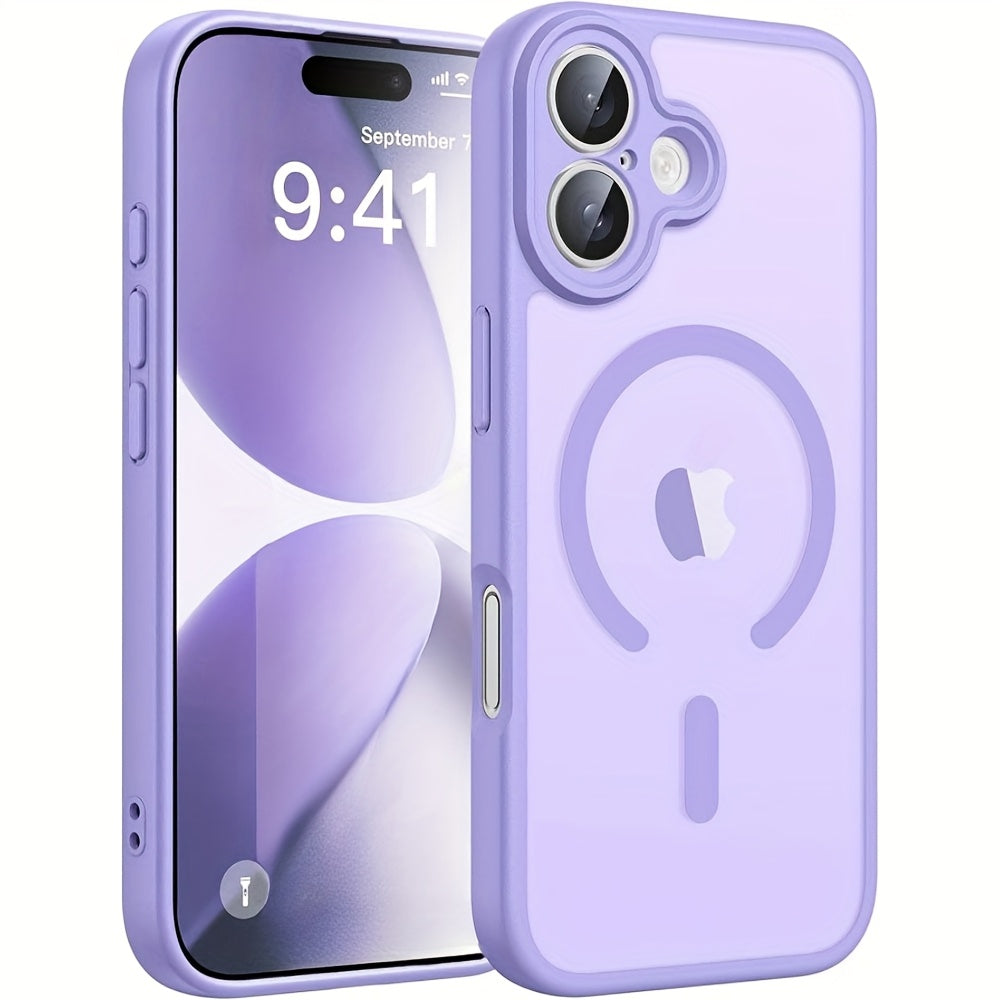 [Premium Matte Clear Cover] Premium Matte Clear Cover for Iphone 17, 16, 15, 14, 13, 12, 11 Max, 14 Plus, 17 Pro 16E | Protective | Supports Wireless Charging