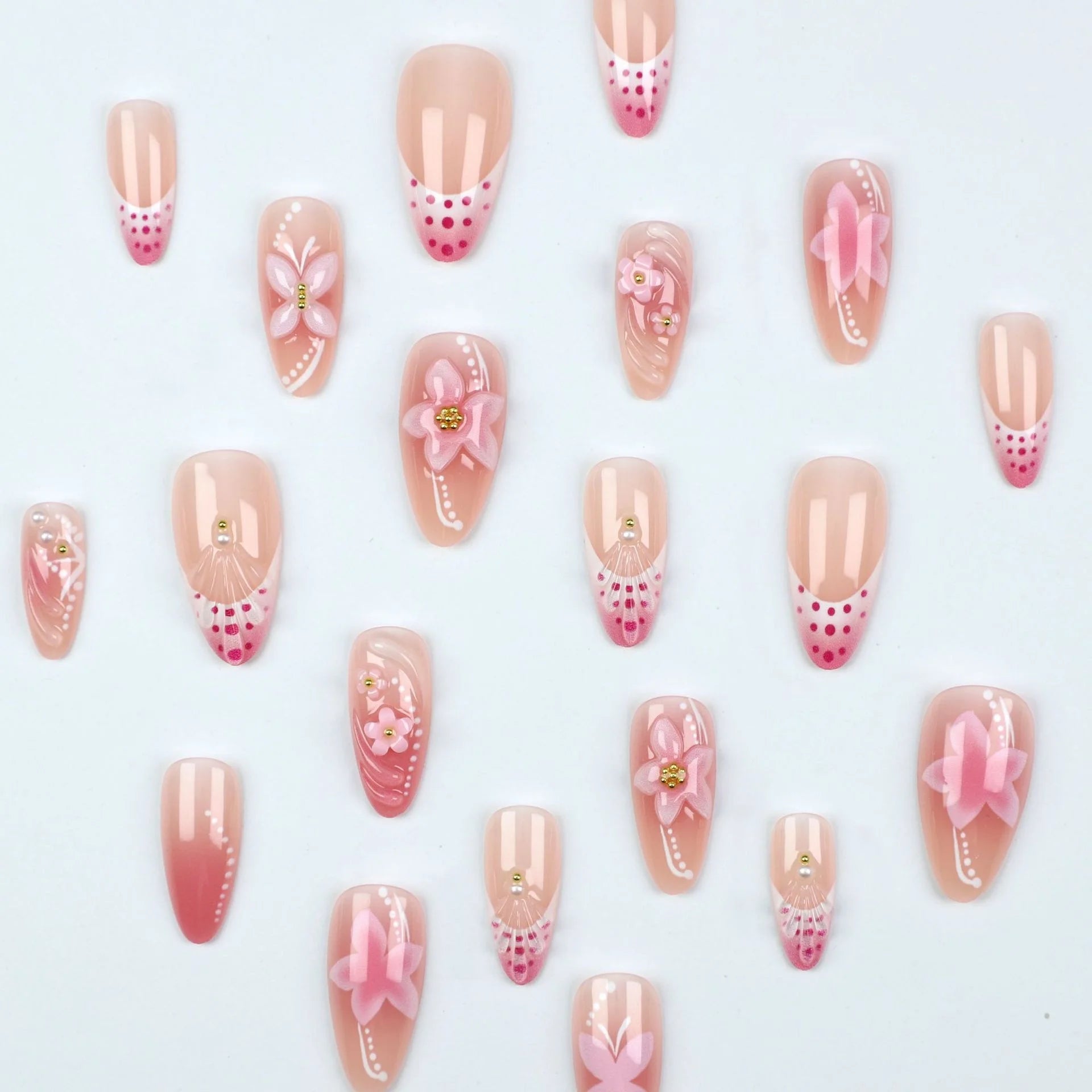 Almond Pattern Press On