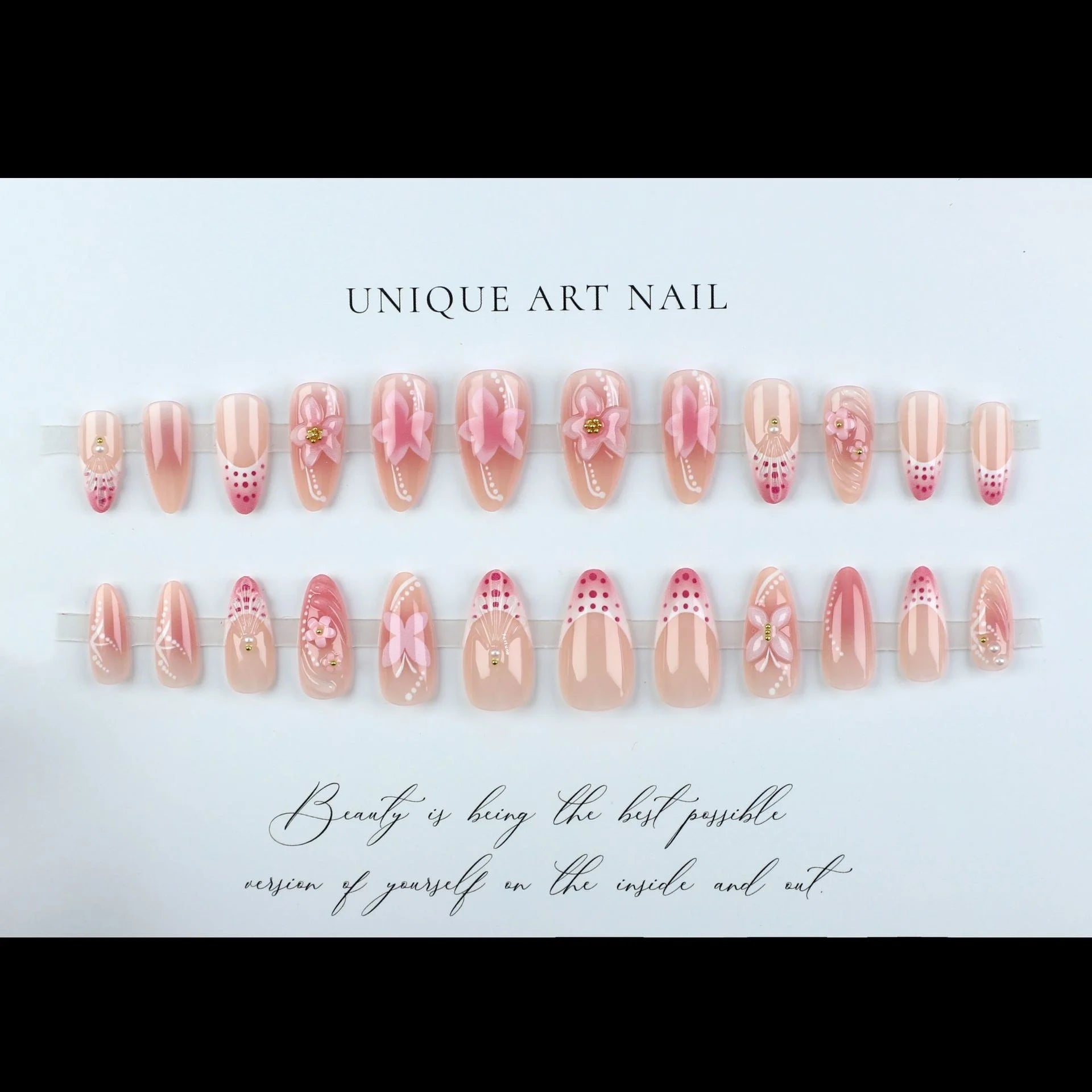 Almond Pattern Press On