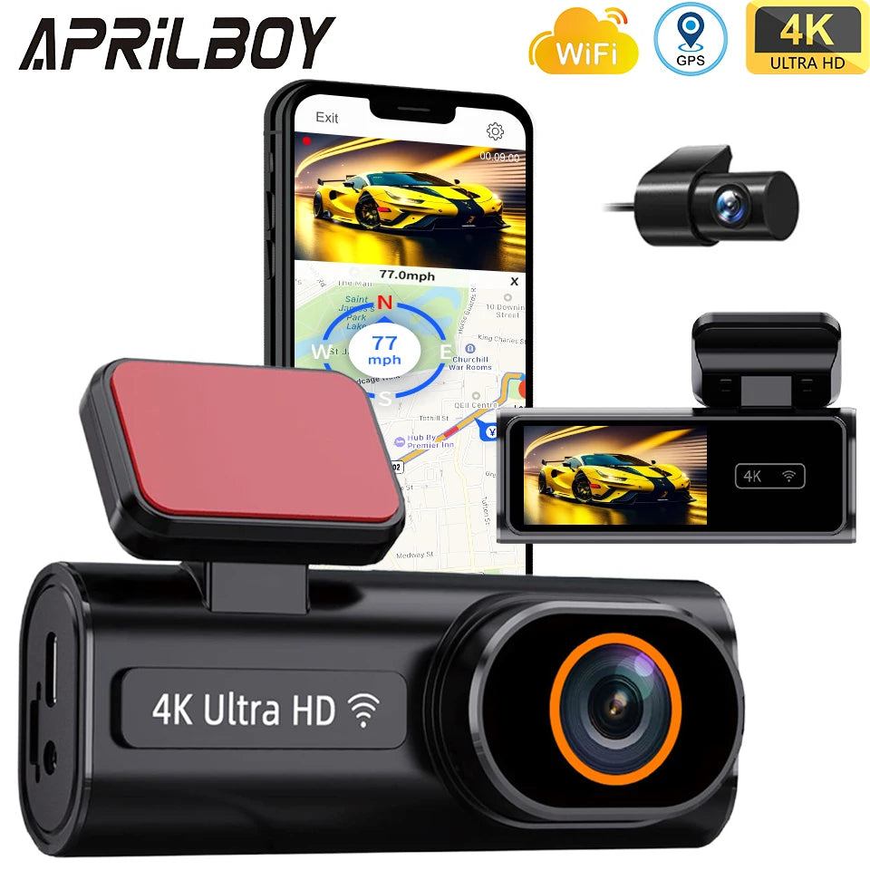 Ultra HD 4K Front Mini Dash Cam