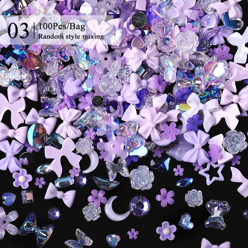 Pearl Mixed Press On