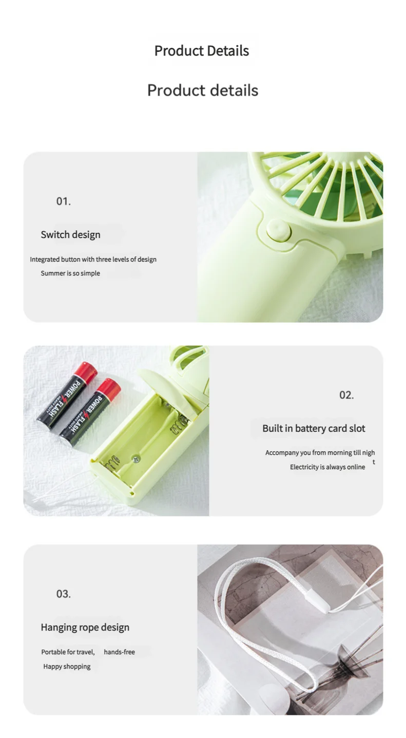 SUN Portable Hand-held Fan