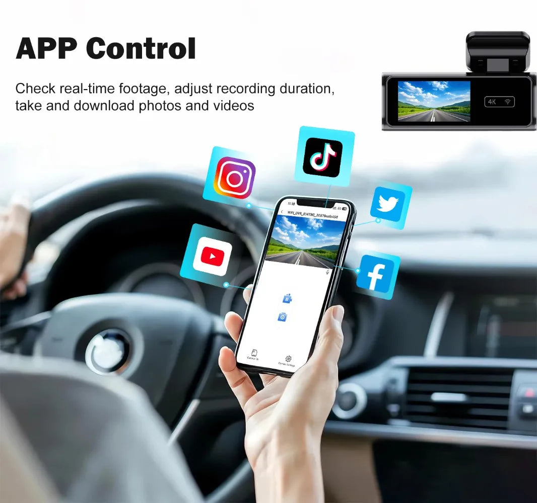 Ultra HD 4K Front Mini Dash Cam