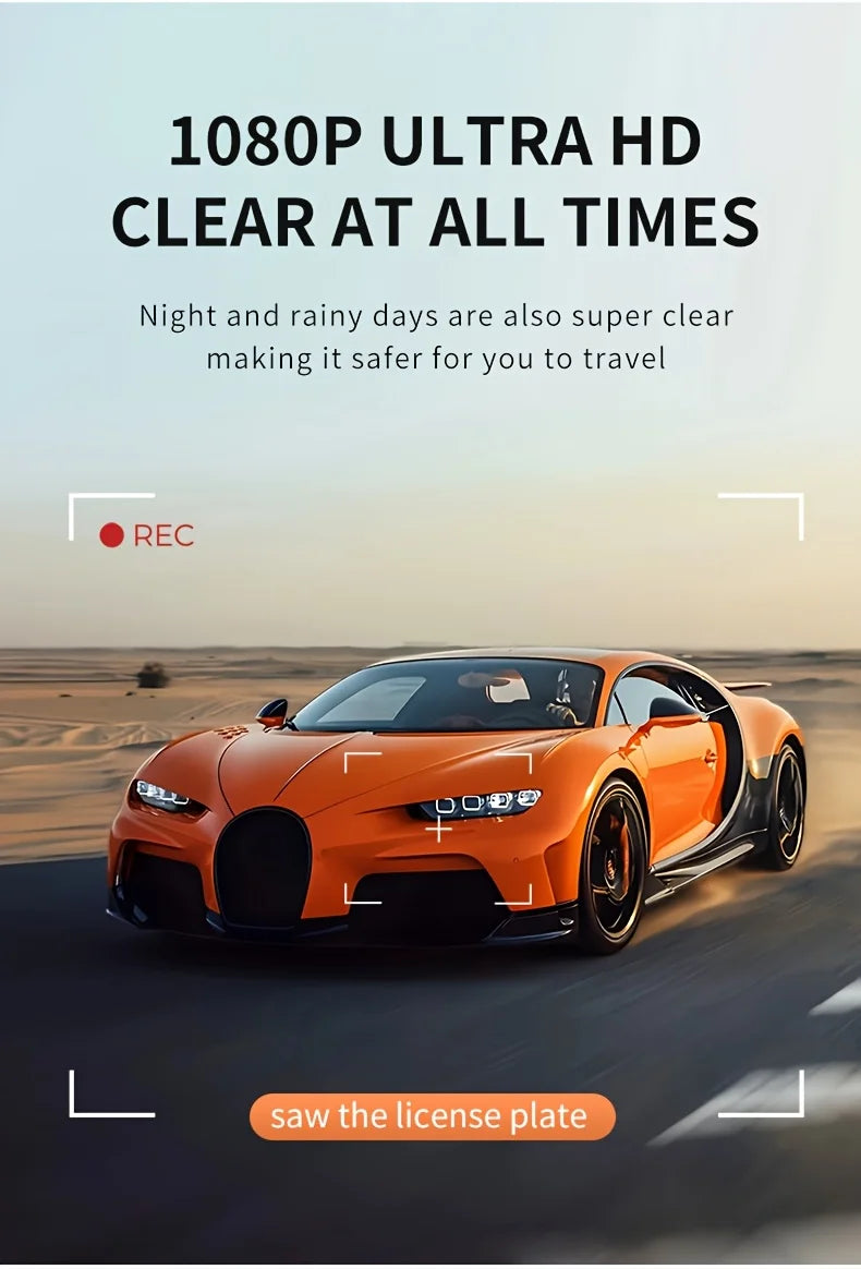 VAVUPO Dual Lens Dash Cam Wide Angle