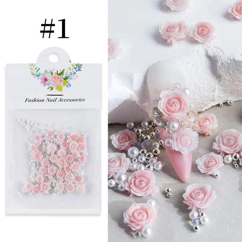 Pearl Mixed Press On