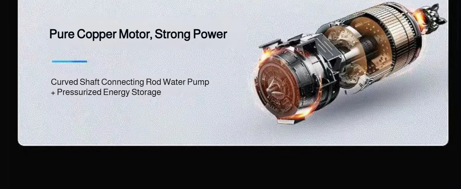 Portable Wireless High Pressure Car Washer Water Gun Strong Power Household Lithium Battery Rechargeable Washing Machine Tools