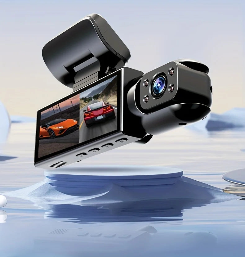 VAVUPO Dual Lens Dash Cam Wide Angle