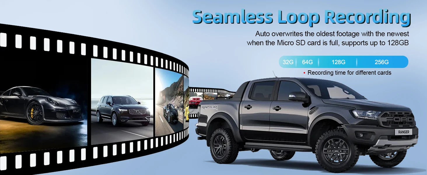 Ultra HD 4K Car Front Dash Cam Mini WIFI DVR Black Box Room With 24H Parking Monitor Night Vision,GPS/Rear View Camera Optional