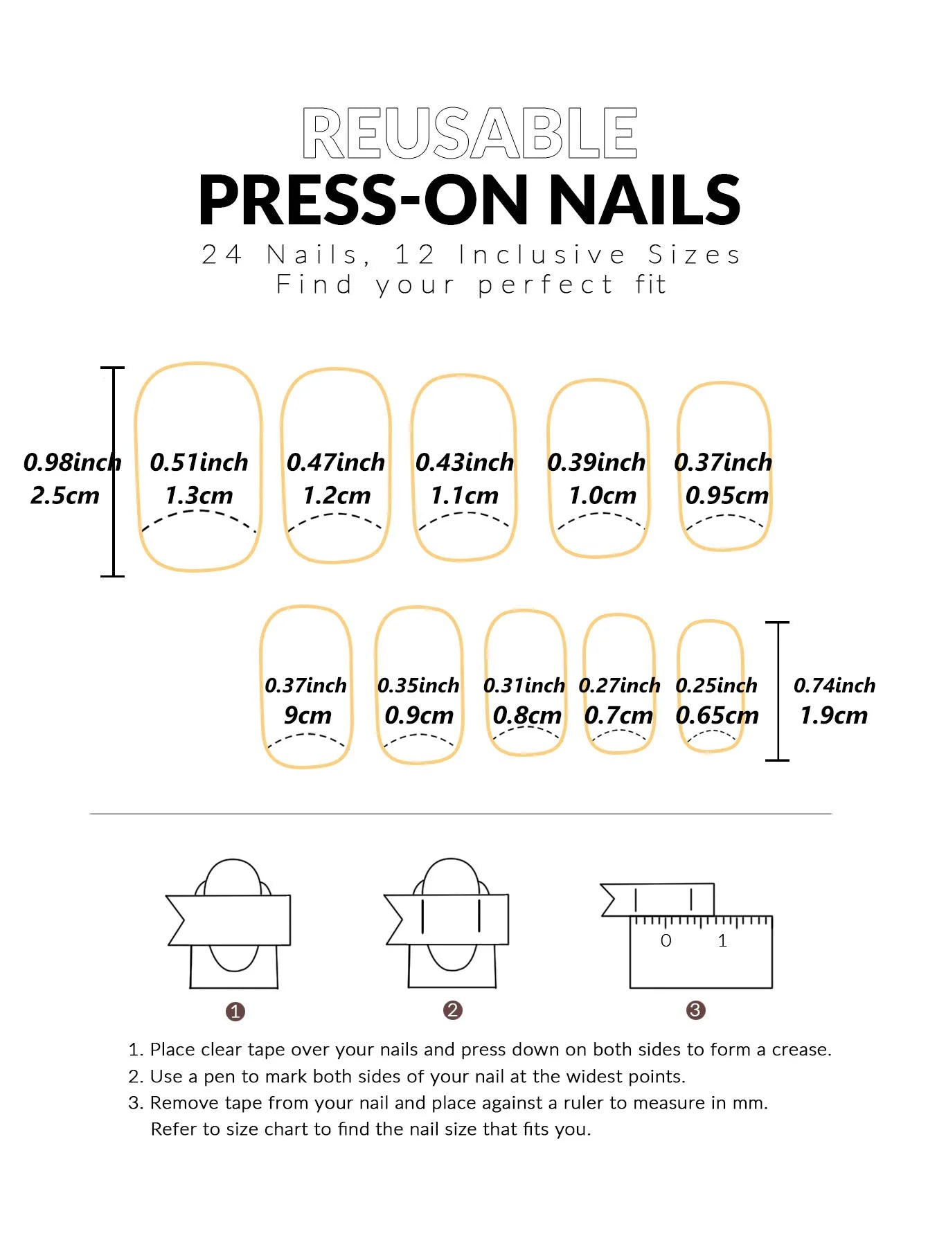 Pink Bow Press on nails