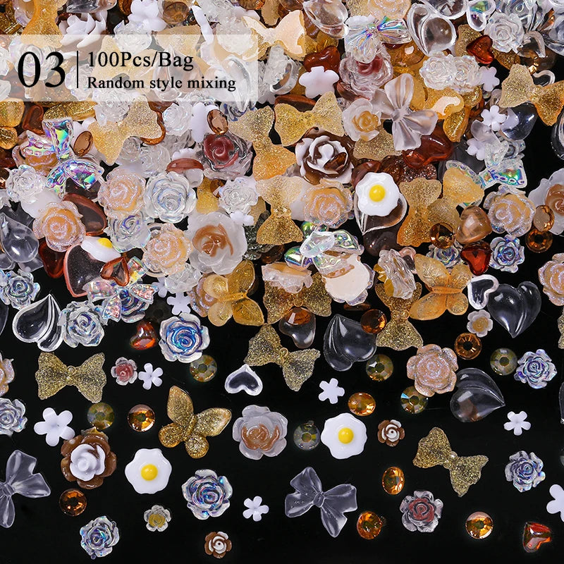 Pearl Mixed Press On