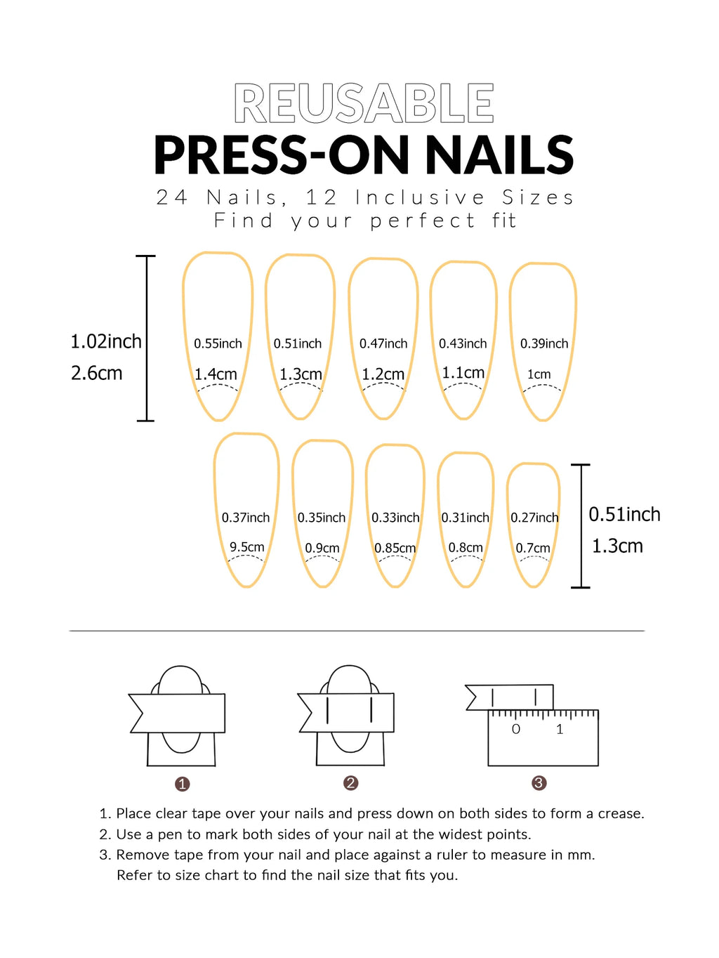 Pink Bow Press on nails