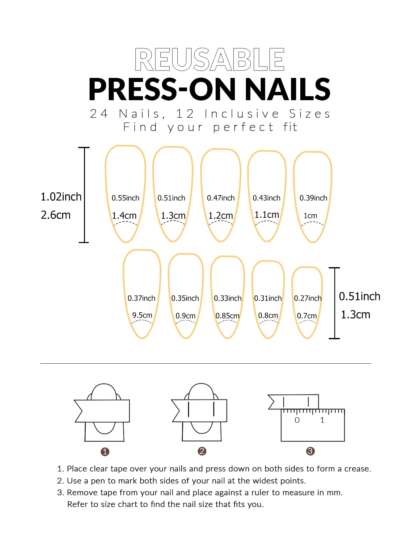 Pink Bow Press on nails