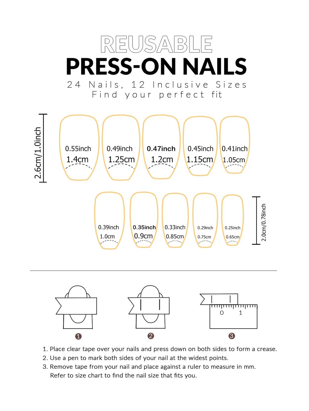Pink Bow Press on nails