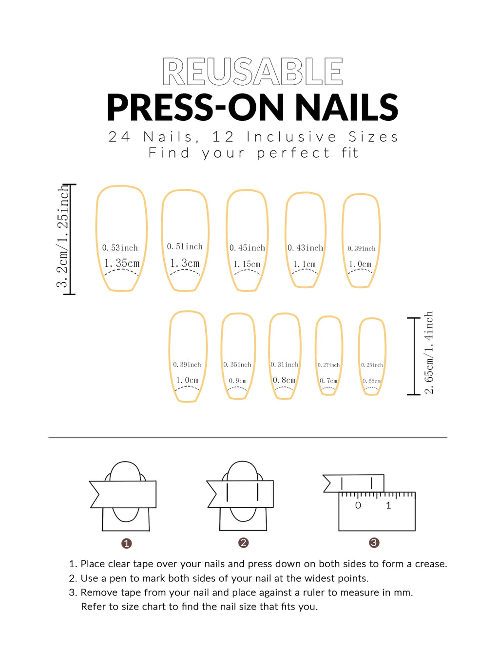 Pink Bow Press on nails