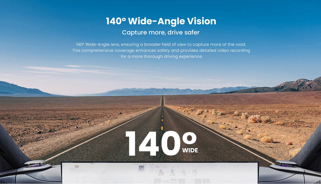 DDPAI Dash Cam Dual Front and Rear