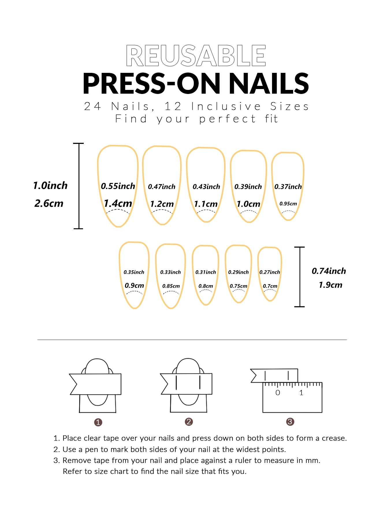 Pink Bow Press on nails