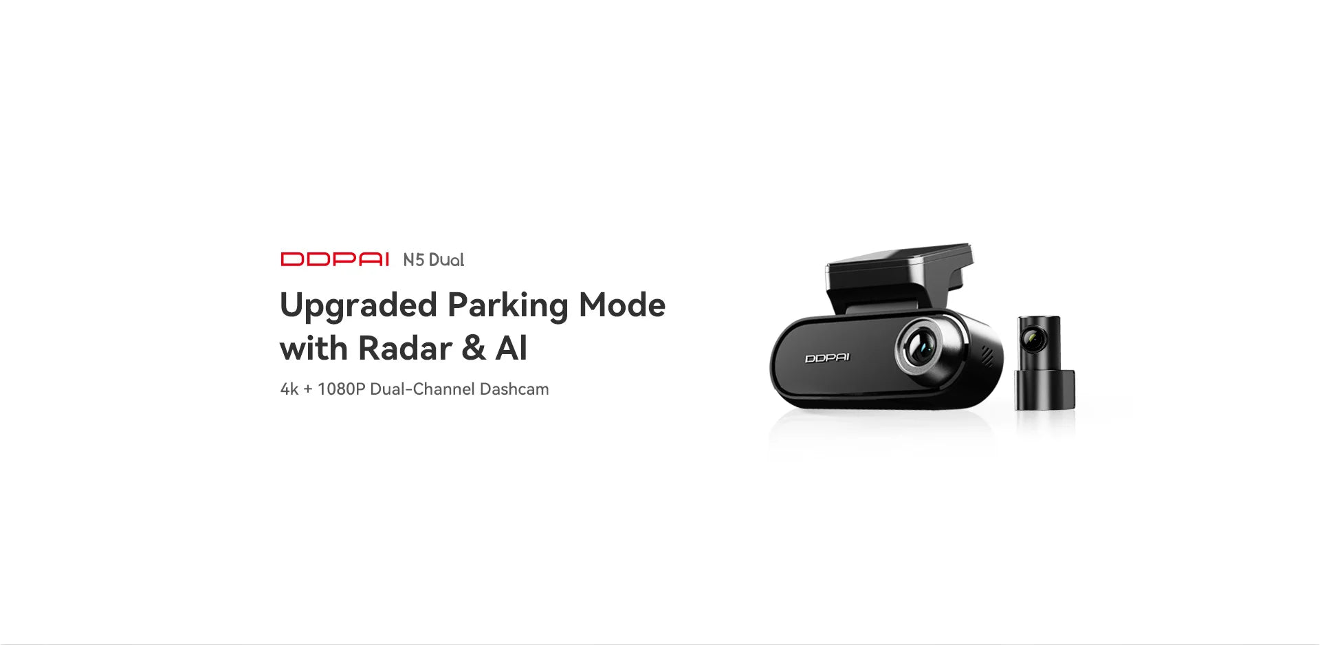 DDPAI Dash Cam Dual Front and Rear