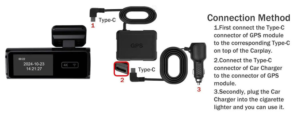 Ultra HD 4K Front Mini Dash Cam