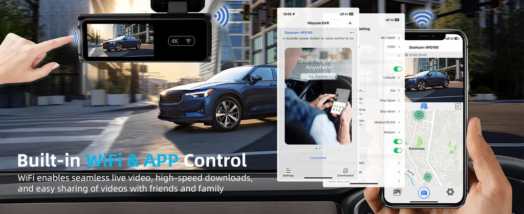 Ultra HD 4K Front Mini Dash Cam