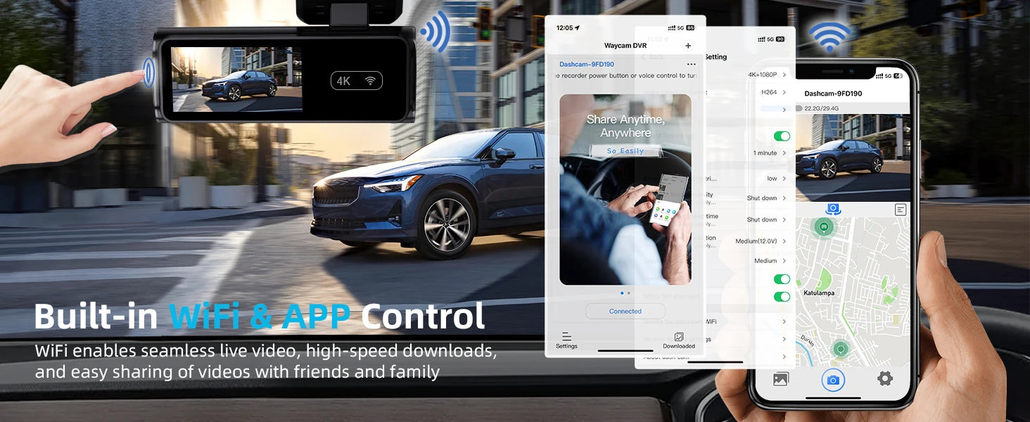 Ultra HD 4K Front Mini Dash Cam