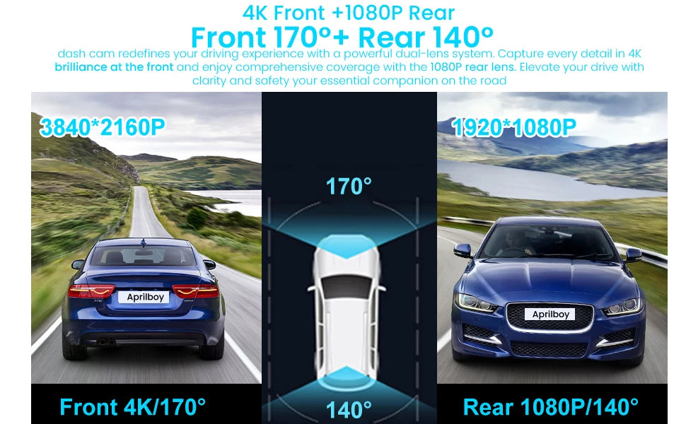 Ultra HD 4K Front Mini Dash Cam