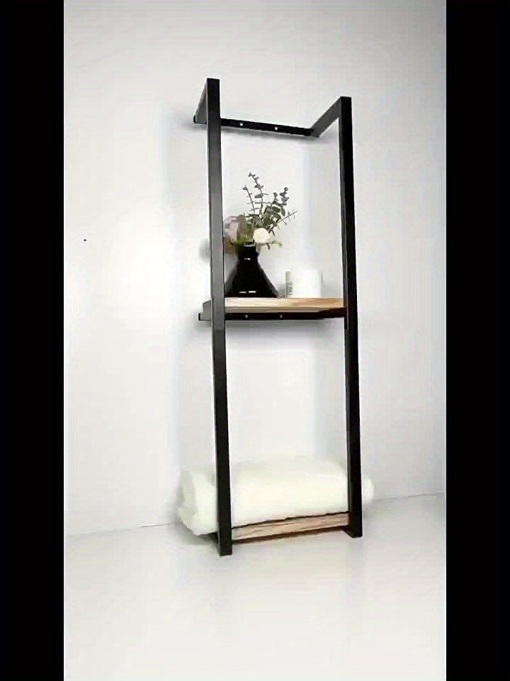 2-Layer Iron Towel Rack