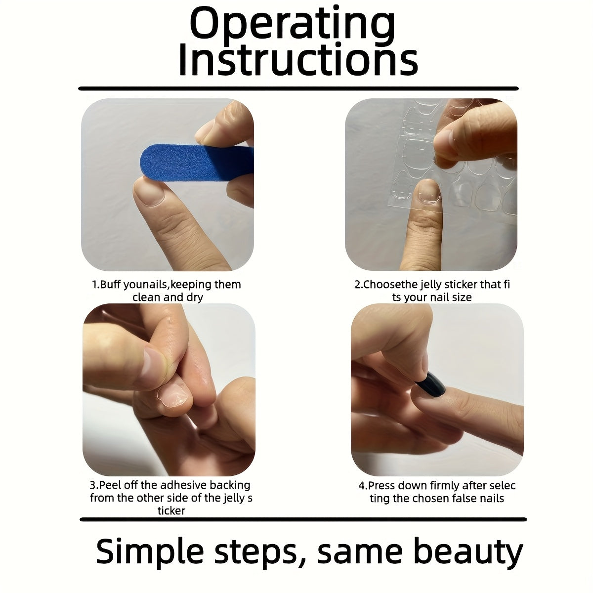 A Set of 24 Long Almond-Shaped False Nails French Style Bright Fiery Red Glossy Shiny Fashionable Spiral Moist Round Beads Suitable for All Women And. The Box Comes with a Nail Polish And Jelly Glue, Which Is Easy to Stick An