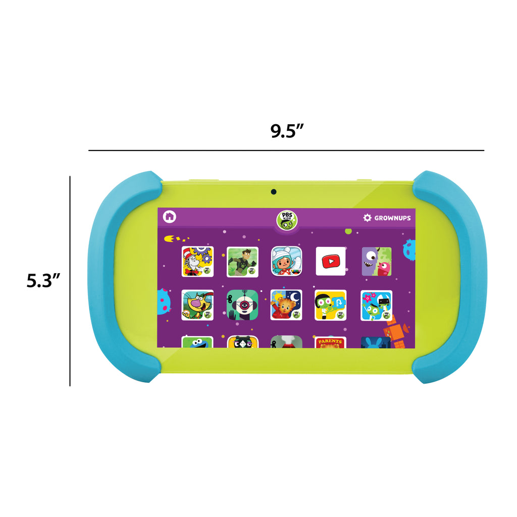 PBS Kids - Playtime Pad 2.0 - 7" HD Kids Safe Tablet + Live TV