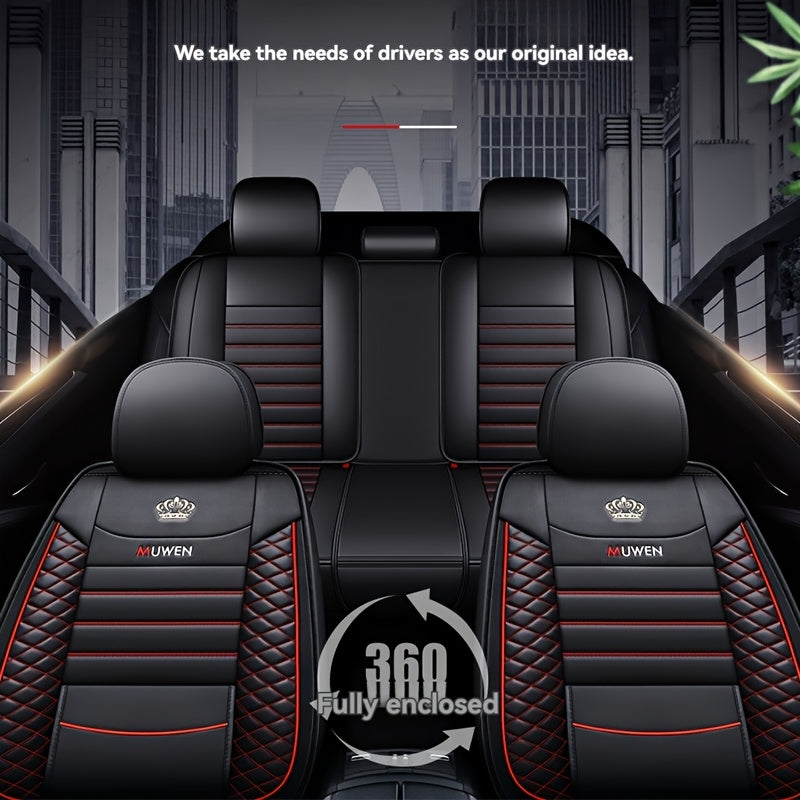 5pcs Full Seat Breathable Car Seat Covers