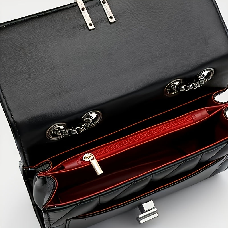 Sofia Black Luxury Crossbody Bag