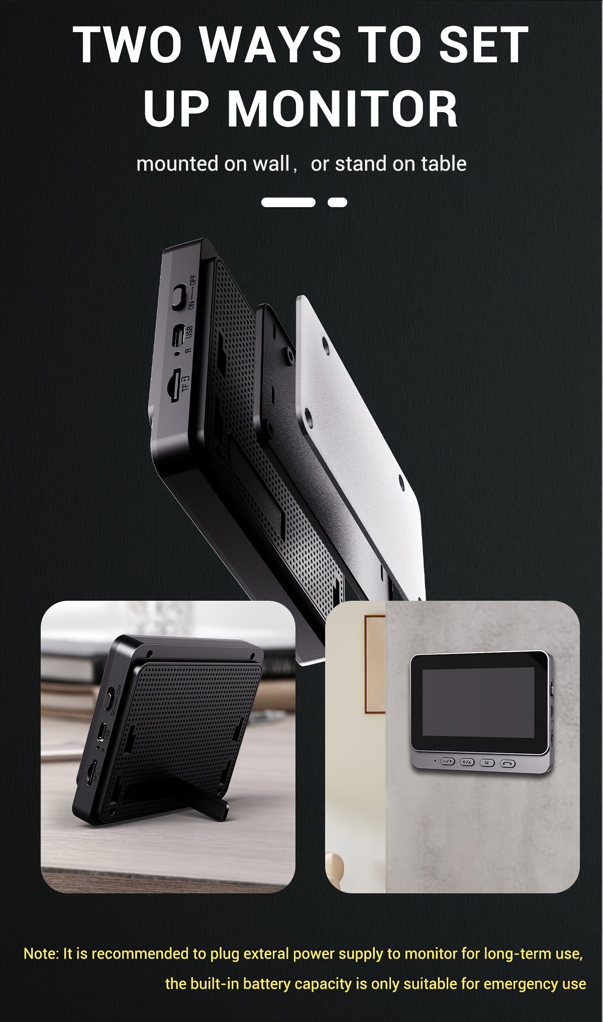 X7/NT601/X6 SMart Video Doorbell With 4.3" Display: No WiFi Needed & 128GB Storage | 300K Pixel Auto-Capture + 3+ Month Battery | 90-Min Charging - Home Security System For Apartments/Houses