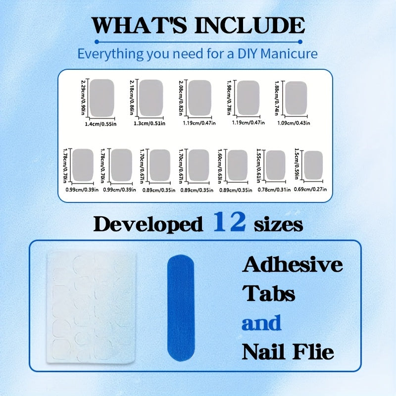 [High-Quality, Press On Nails] 24pcs Medium Square Press On Nails - High-Quality, Easy to Apply, Pink Gradient Nail Art with Smudge-Proof Adhesive, Perfect for Daily Wear by Women, Cute Short Nails, Everyday Nail Style, Gloss