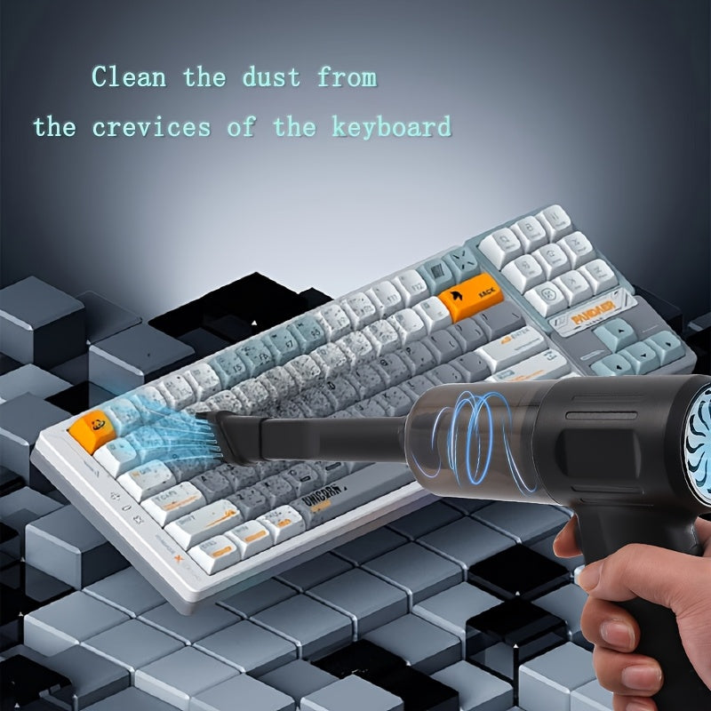 [High Power Vacuum] Ultra High Power Mini Handheld Vacuum Cleaner | New Computer USB Charging Super Long Battery Life Durable for Desktop Mouse Pad Keyboard Crevice Corner Cleaning Gift for Boyfriend, Father, Colleague, Frien