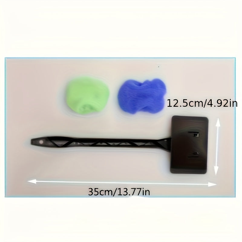 1-Pack, Easy To Hold Long Handle Car Windshield Cleaner - Easily Protects And Illuminates Your Windows As Well As Bathroom And Kitchen Glass Surfaces