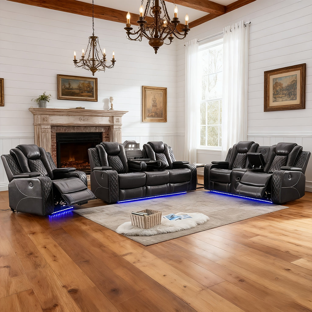 Skyward 3pcs Power Recliner Set