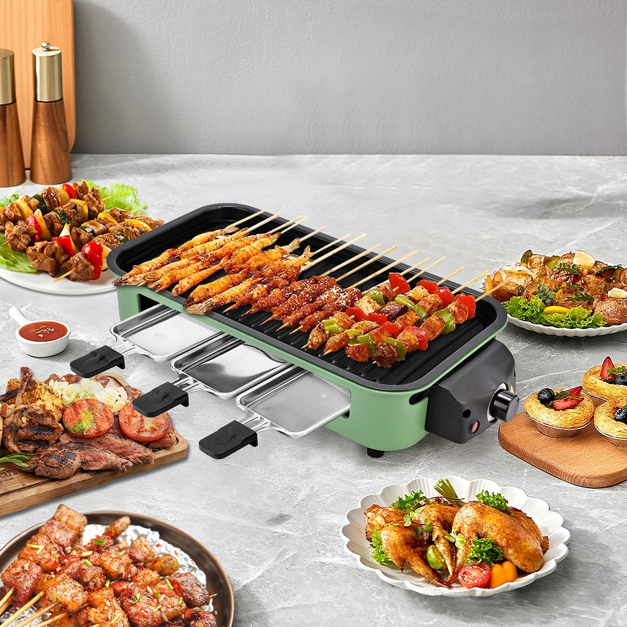 Smokeless Indoor Electric Grill