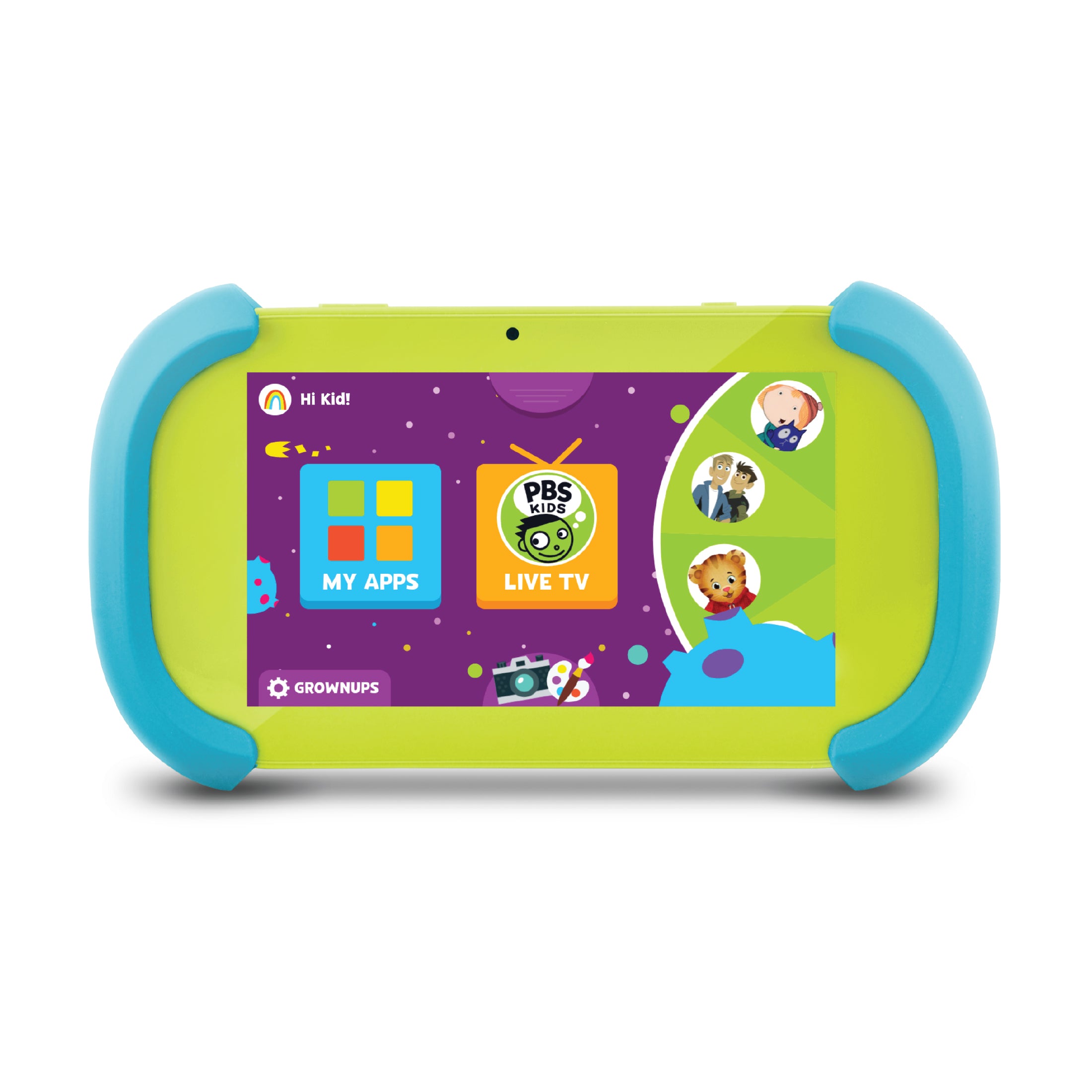 PBS Kids - Playtime Pad 2.0 - 7" HD Kids Safe Tablet + Live TV