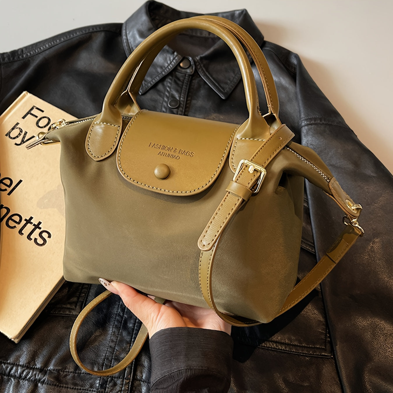 Women'S Lightweight Nylon Crossbody - Elegant Minimalist Purse with Zipper Closure, Spacious Interior for Everyday & Formal Events, Casual Outings, Chic Handbag, /Other Colors Available