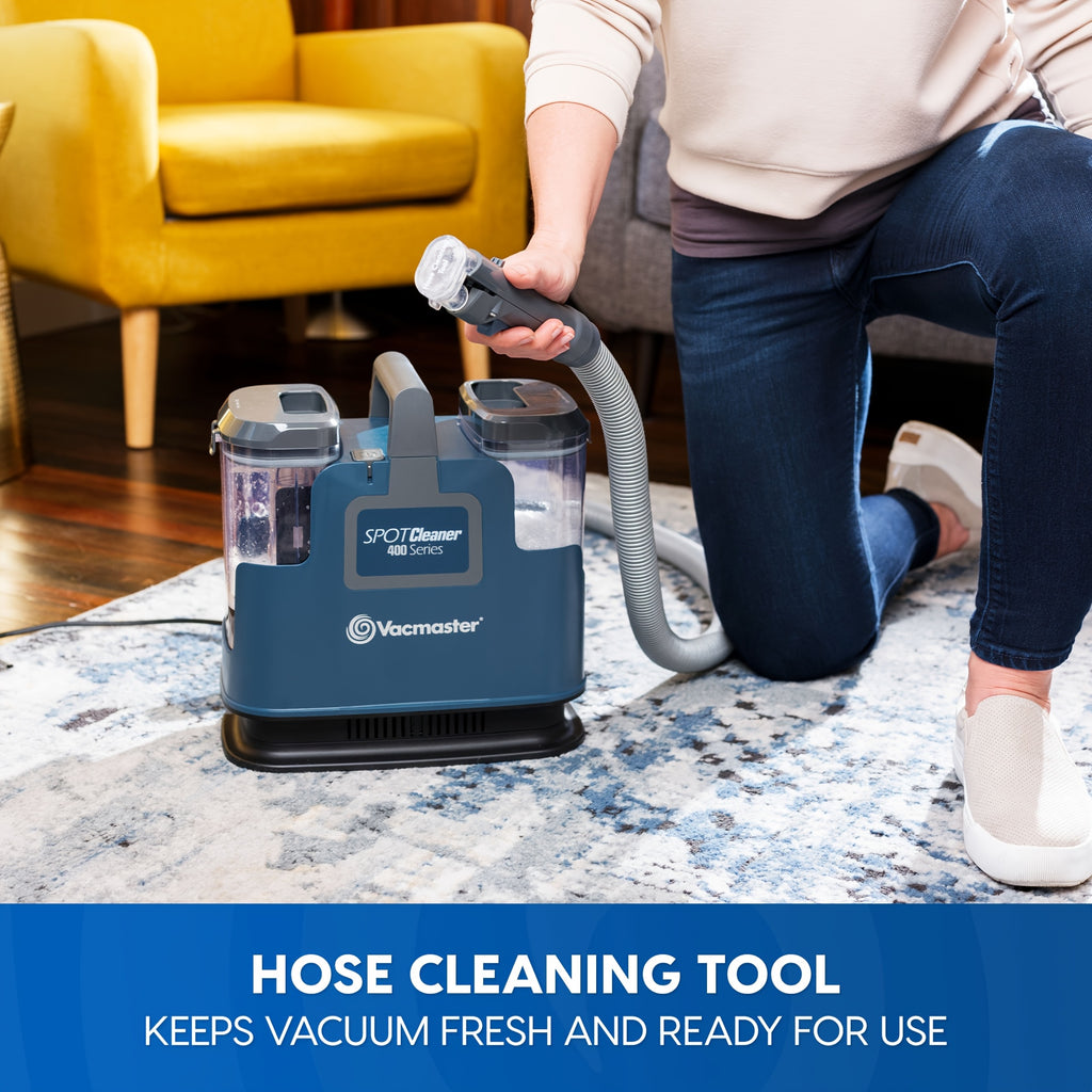400 Series Portable Carpet & Upholstery Spot Cleaner Machine, 15Kpa Power Suction With Versatile Tools For Pets, Area Rugs And Couches
