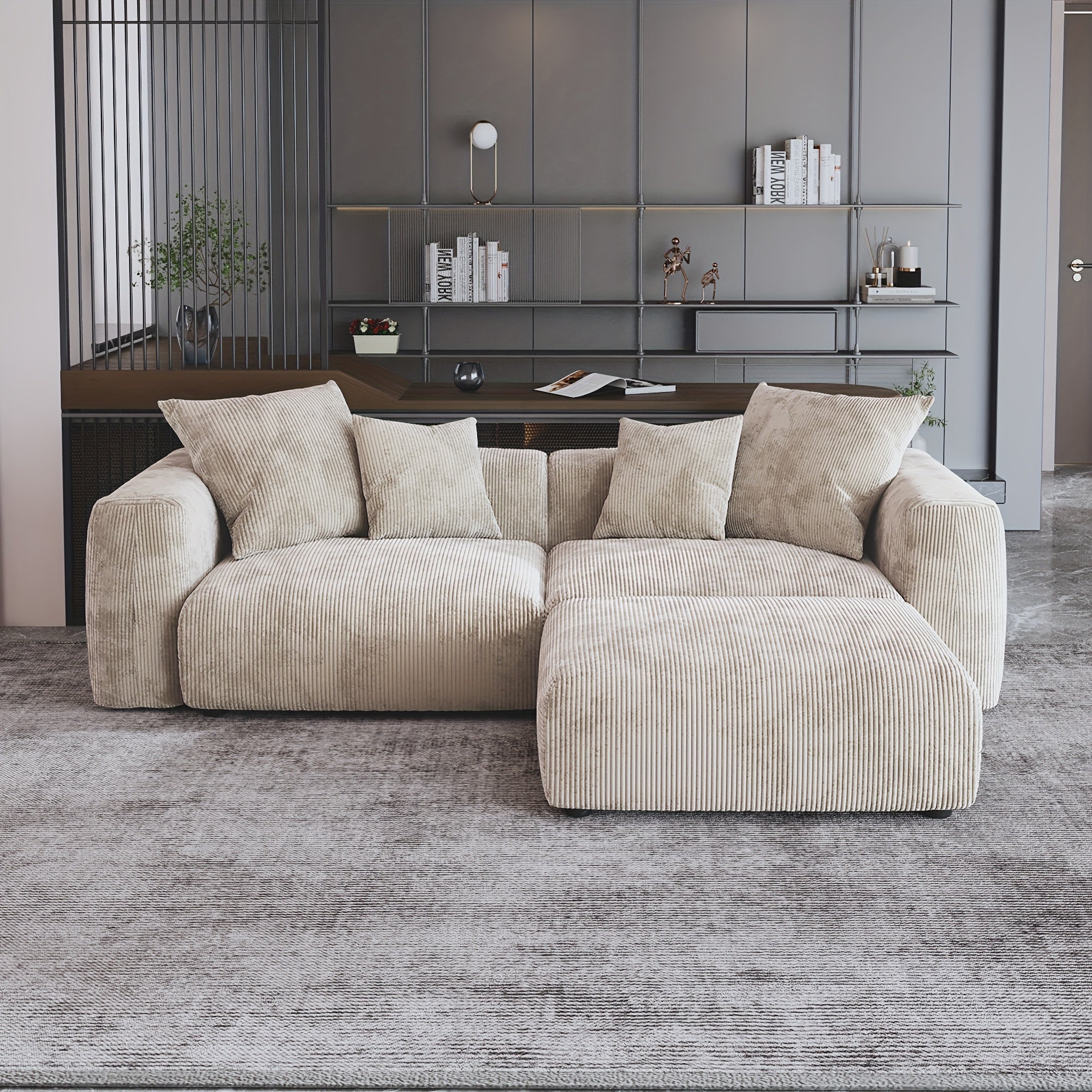 Extra Large U-Shaped Modular Sectional Sofa Couch