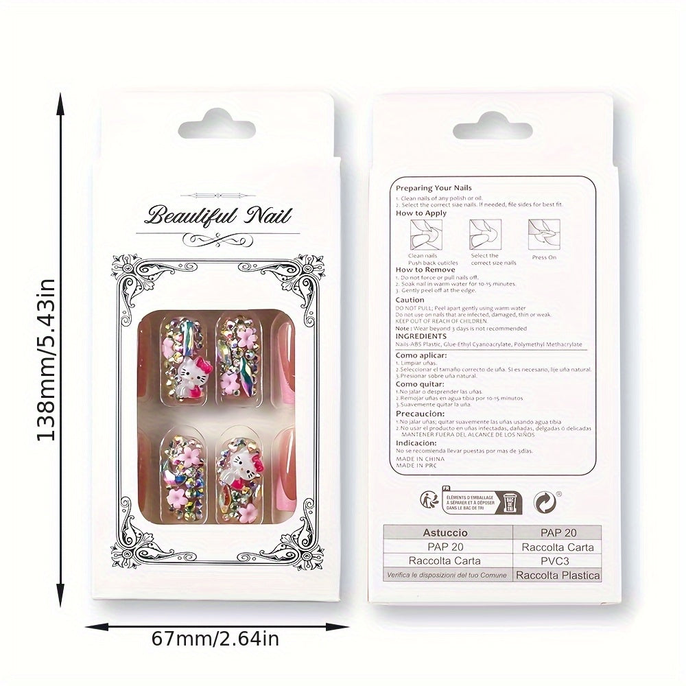 Justine Hello kitty Press-On