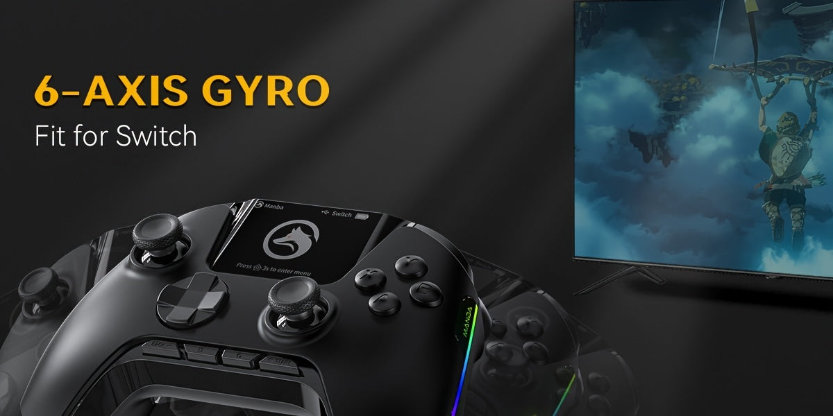 Interactive Screen Wireless Gaming Controller