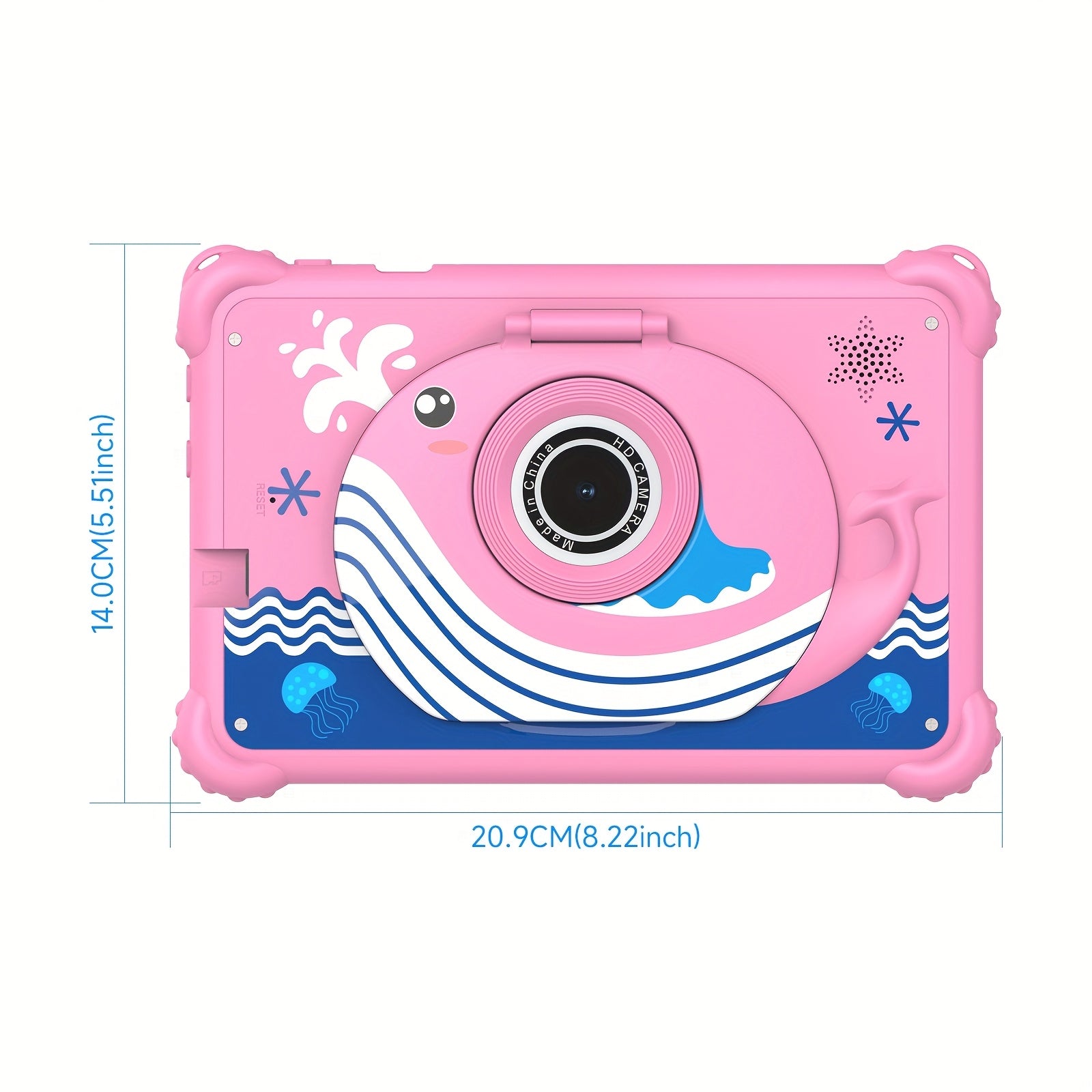 [Youngsters Tablet] Youngsters Tablet - 7-Inch Android Tablet with Multi-Color ABS Case, Dual Camera, WiFi, Stereo Speakers | Safety Eye Protection, Parental Control, Rechargeable Battery, Type-C Charging, Durable And Educati