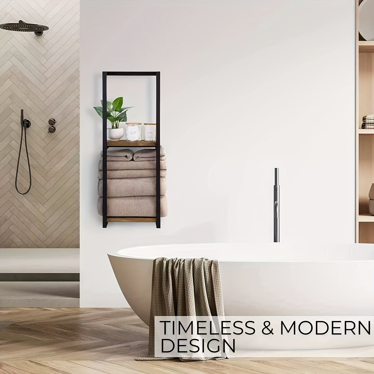 2-Layer Iron Towel Rack