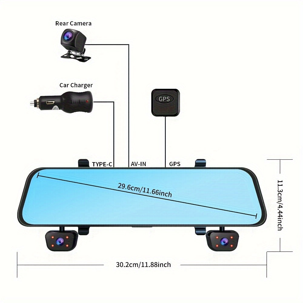 Rearview Design Dash Cam
